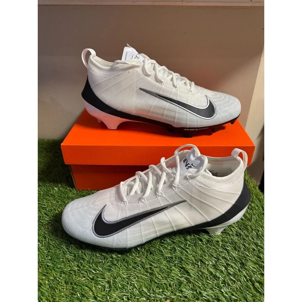 Mens 11 Wide Nike Zoom Air Vapor Elite PE Football Cleats White Black HV2724-100